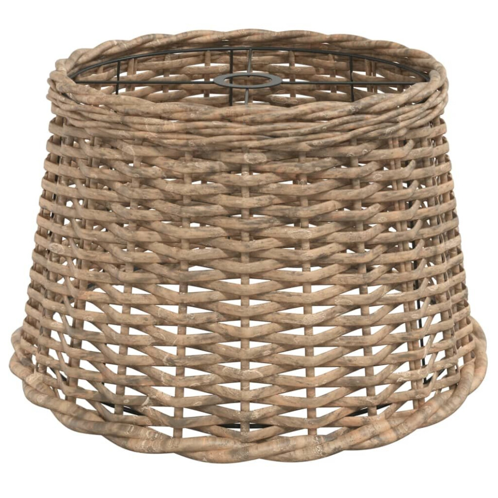 Vidaxl (Brown, 45 X 28 Cm) Lamp Shade Table Wicker Lamp Shade Bedroom Bedside Light Shade Wicker