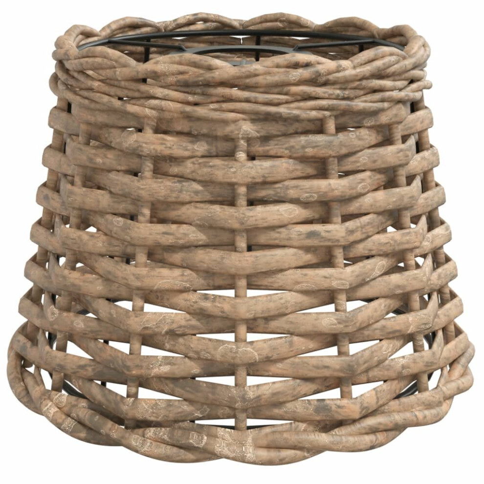 Vidaxl (Brown, 20 X 15 Cm) Lamp Shade Table Wicker Lamp Shade Bedroom Bedside Light Shade Wicker