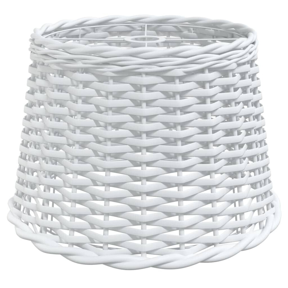 (white, 40 x 26 cm) vidaXL Lamp Shade Table Lamp Shade Bedroom Bedside Light Shade White Wicker