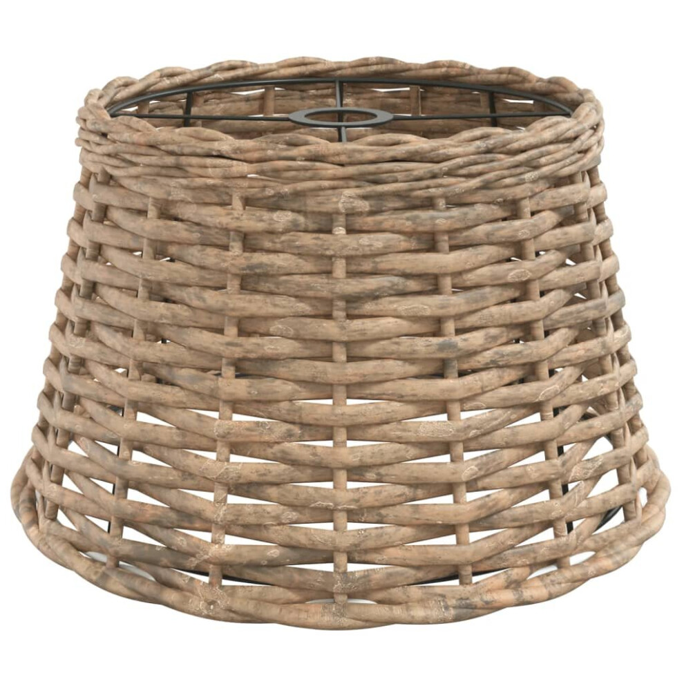 (brown, 38 x 23 cm) vidaXL Lamp Shade Table Lamp Shade Bedroom Bedside Light Shade White Wicker