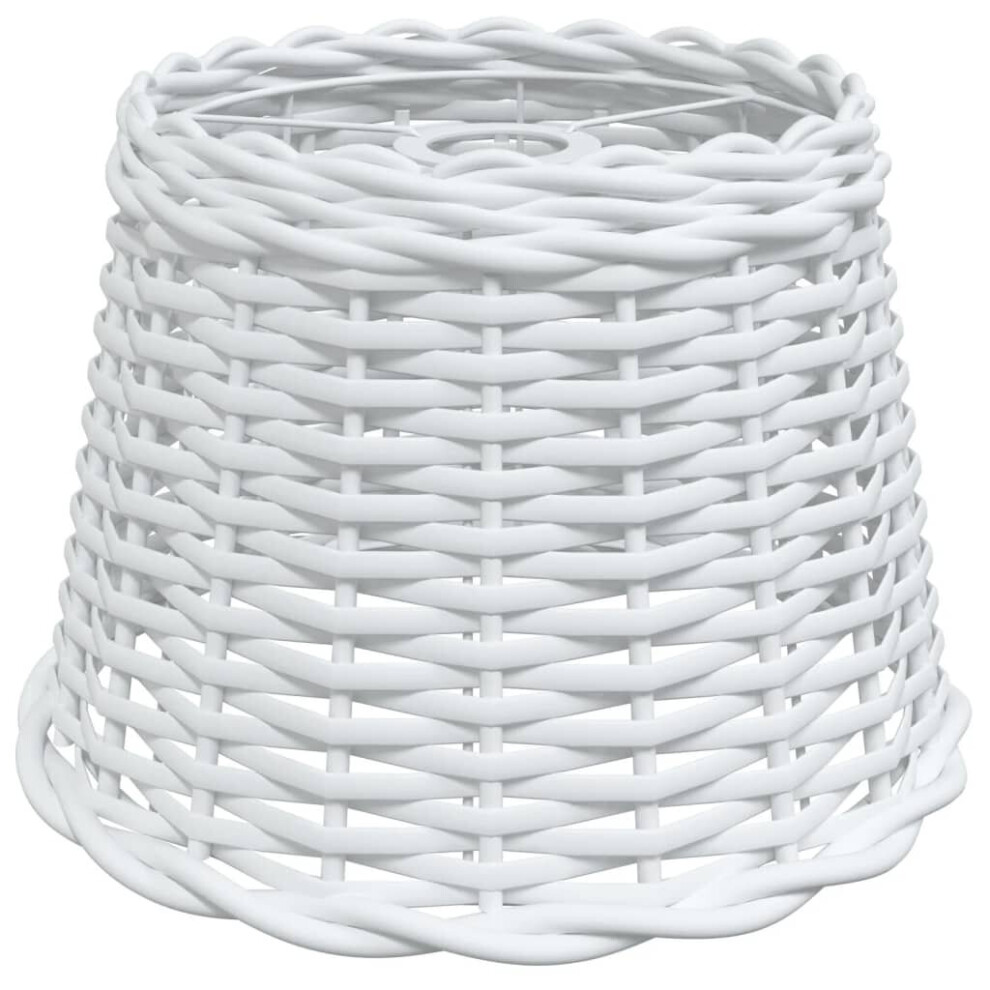 (white, 30 x 20 cm) vidaXL Lamp Shade Table Lamp Shade Bedroom Bedside Light Shade White Wicker