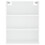VidaXL (white, 3 drawers) vidaXL Highboard Sideboard Storage Cabinet High Gloss White Engineered Wood 6