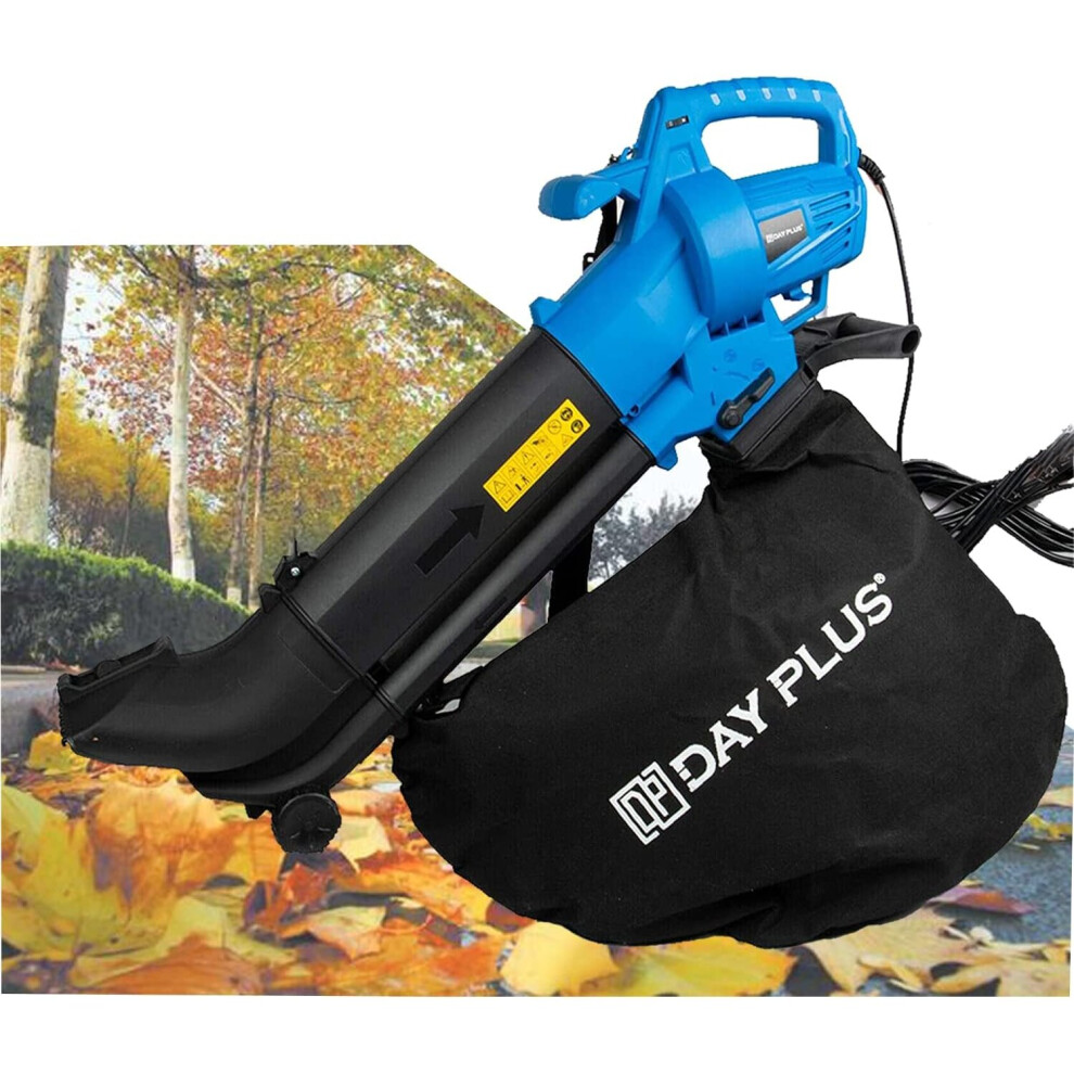 Leaf Blower 3500 Electric Garden Blower Vacuum & Mulcher with Adjustable Speeds and Telescopic Tubes, 3 in 1 leaf hoover