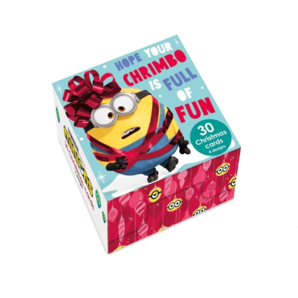 Christmas Card Multipack, Despicable Me Minions, 30 Cards, 4 Designs