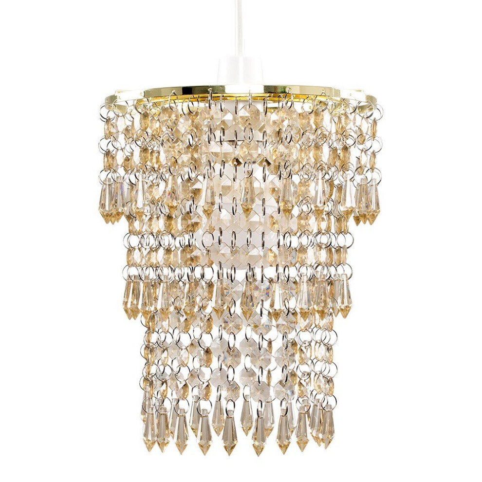Gold Ceiling Pendant Droplets Shade