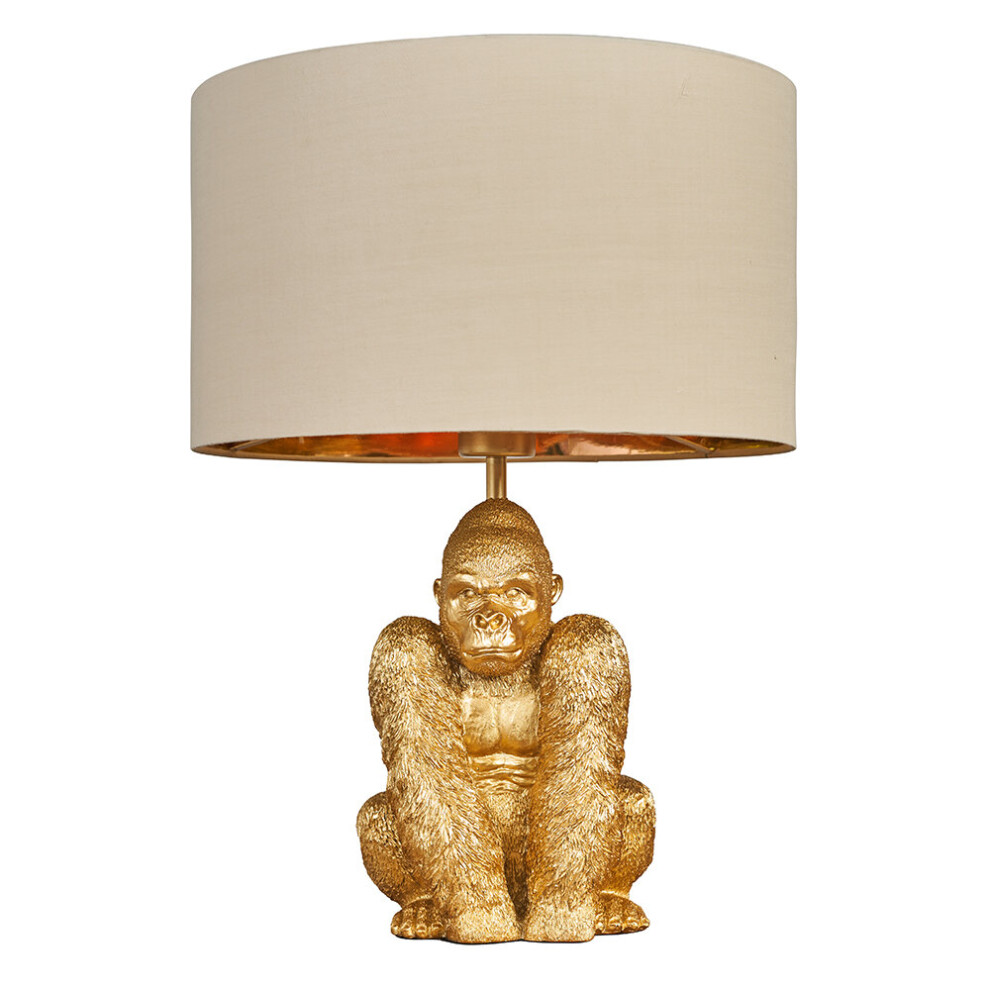Gorilla Gold Table Lamp
