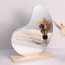 Wall Mirror Round Wall Mirror Makeup Dressing Mirror Round Mirror Vintage Style Retro Mirror for Women Makeup Bedroom