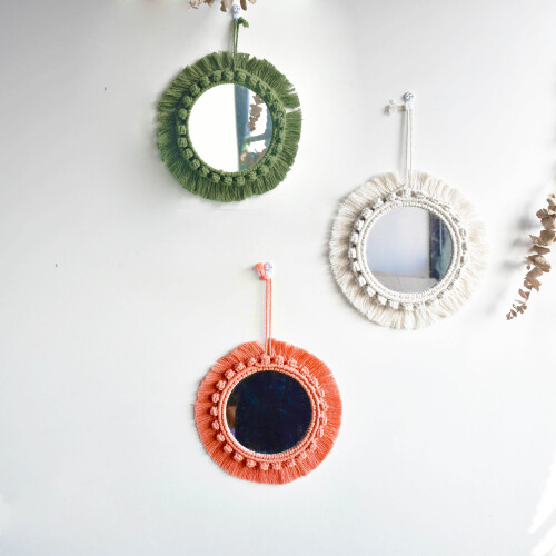 arrival macrame wall hanging with mirror macrame mirror macrame mirror 1