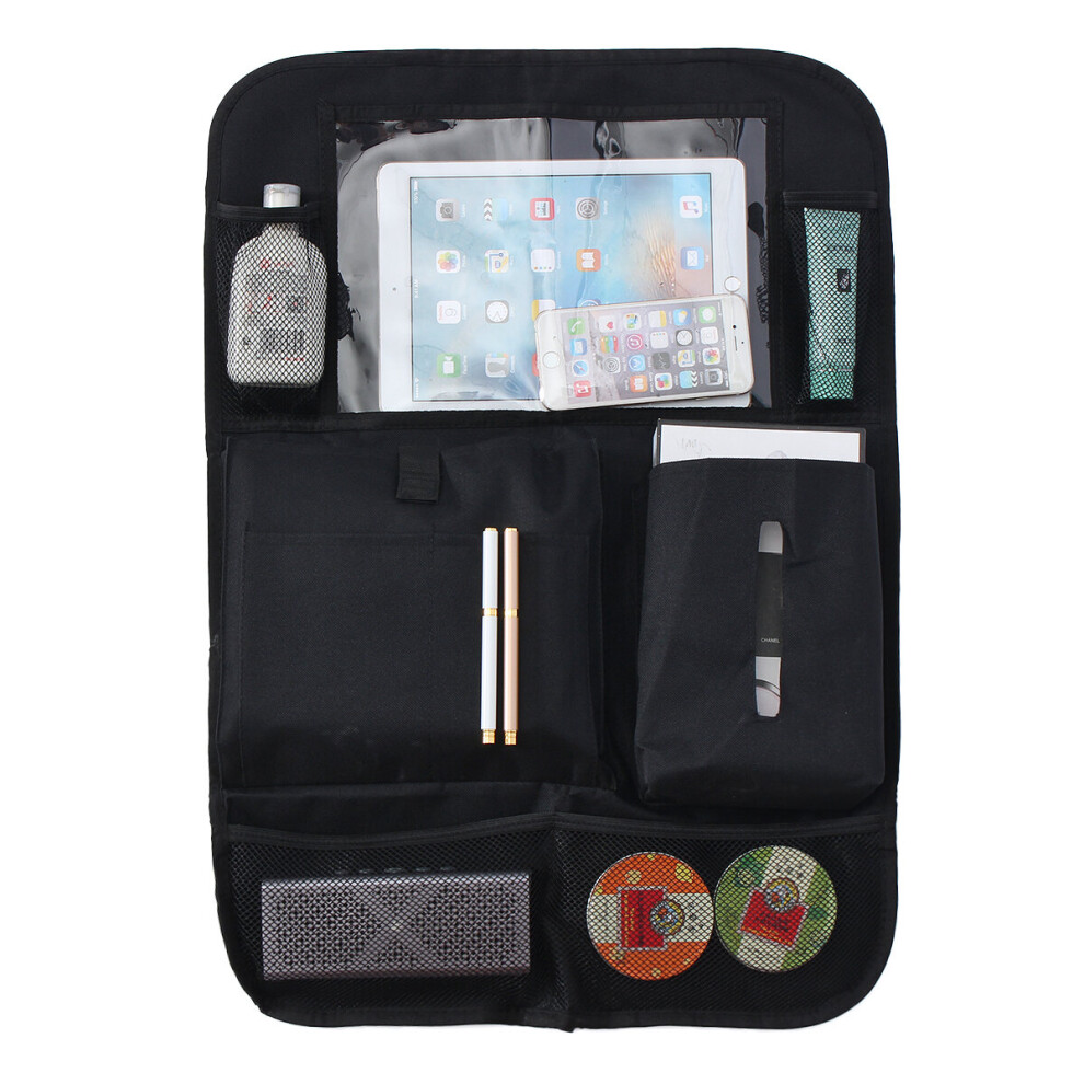 Multi-Function Car Seat Back Storage Bag Car Oxford Cloth Back Bag Car Ipad Chair Back Bag 682549788382