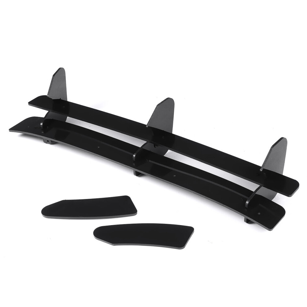 Rear Bumper Diffuser With Rear Side Splitters Balck For Volkswagen Golf Mk7.5 R 8299787572561
