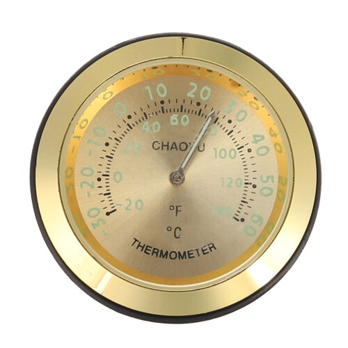 Car Conditioner Air Outlet Clock Thermometer Dashboard Meter Aromatherapy 2