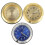 Car Conditioner Air Outlet Clock Thermometer Dashboard Meter Aromatherapy 1