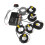 12V HID Bulbs Hide Away Emergency Hazard Warning Flash Strobe Light System Kit 1