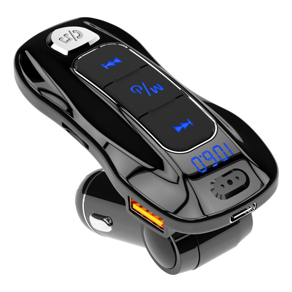 3Bc55 Bluetooth5.0 Wireless Car Charger Multifunctional Vehicle Card Mp3 Player Handsfree 8099713370076