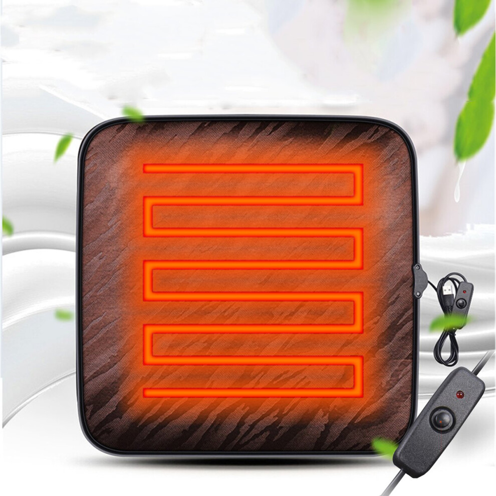 Dc 12V Car Electric Heating Cushion Automatic Temperature Control Warm Seat Pad Protector 613136144656