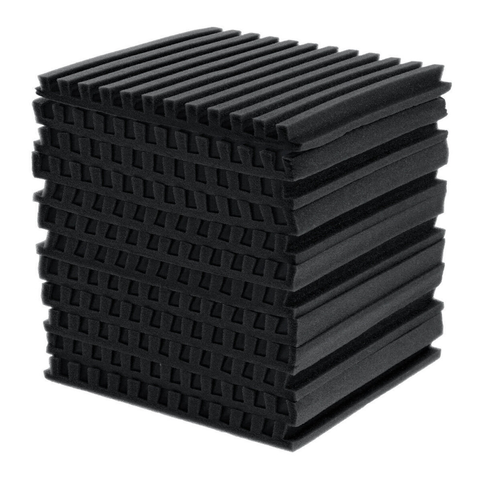 12Pack Sound-Absorbing Cotton Soundproof Foam Panels Noise Dampening Sponge 6900082364134