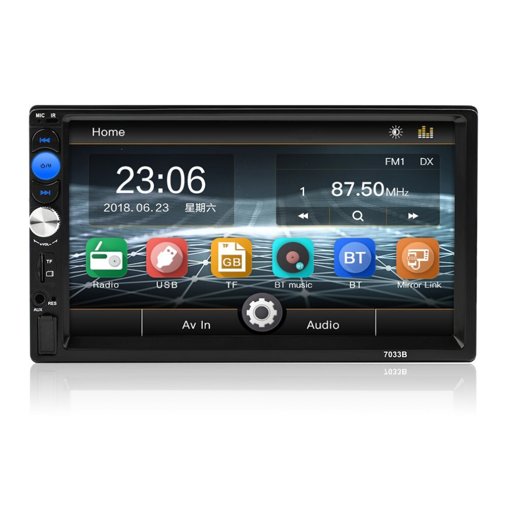 7 Inch 2 Din Quad Core Wince System Car Dvd Player Mp5 Fm Bluetooth Stereo 600380494378