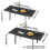 (Grey) Modern Rectangle Sintered Stone Dining Table 2