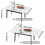 (White) Modern Rectangle Sintered Stone Dining Table 3