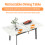 (White) Modern Rectangle Sintered Stone Dining Table 4