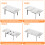 (Off White) Modern Rectangle Sintered Stone Dining Table 5
