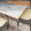 (White) Modern Rectangle Sintered Stone Dining Table 5