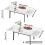 (Off White) Modern Rectangle Sintered Stone Dining Table 2