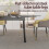 (Grey) Modern Rectangle Sintered Stone Dining Table 6