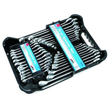 Hilka 16213203 AF/Metric Combination Spanner Set, Set of 32 Pieces