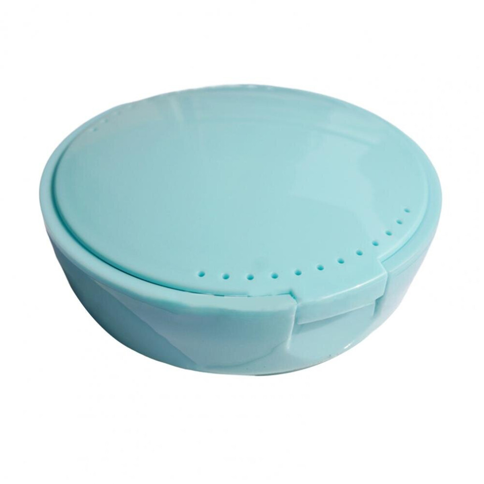 Green Durable Orthodontic Retainer Box Convenient Lightweight Dental Aligner Retainer Case Professional Denture Care Box For Trip