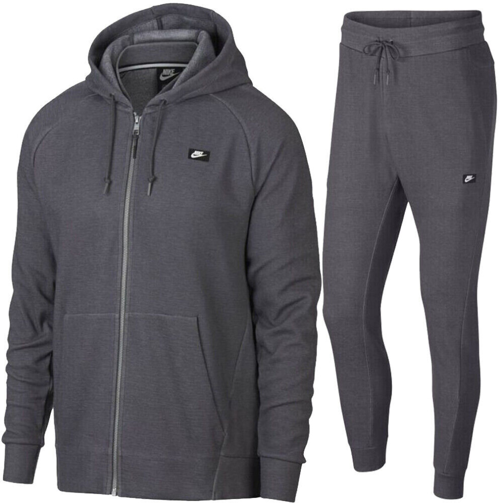 Nike (Xl) Air Mens Optic Nsw Tracksuit Set Grey