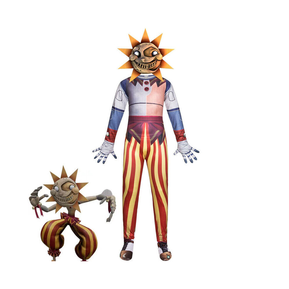 Xylfly ( Style - B, 160# 11-12 Y) Kids Sundrop Moondrop Fnaf Boss Security Breach Game Jumpsuit Cosplay Costume Not,Specified