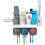 MantraRaj Wall-Mounted Toothbrush Holder & Automatic Toothpaste Dispenser With Soap Holder 1