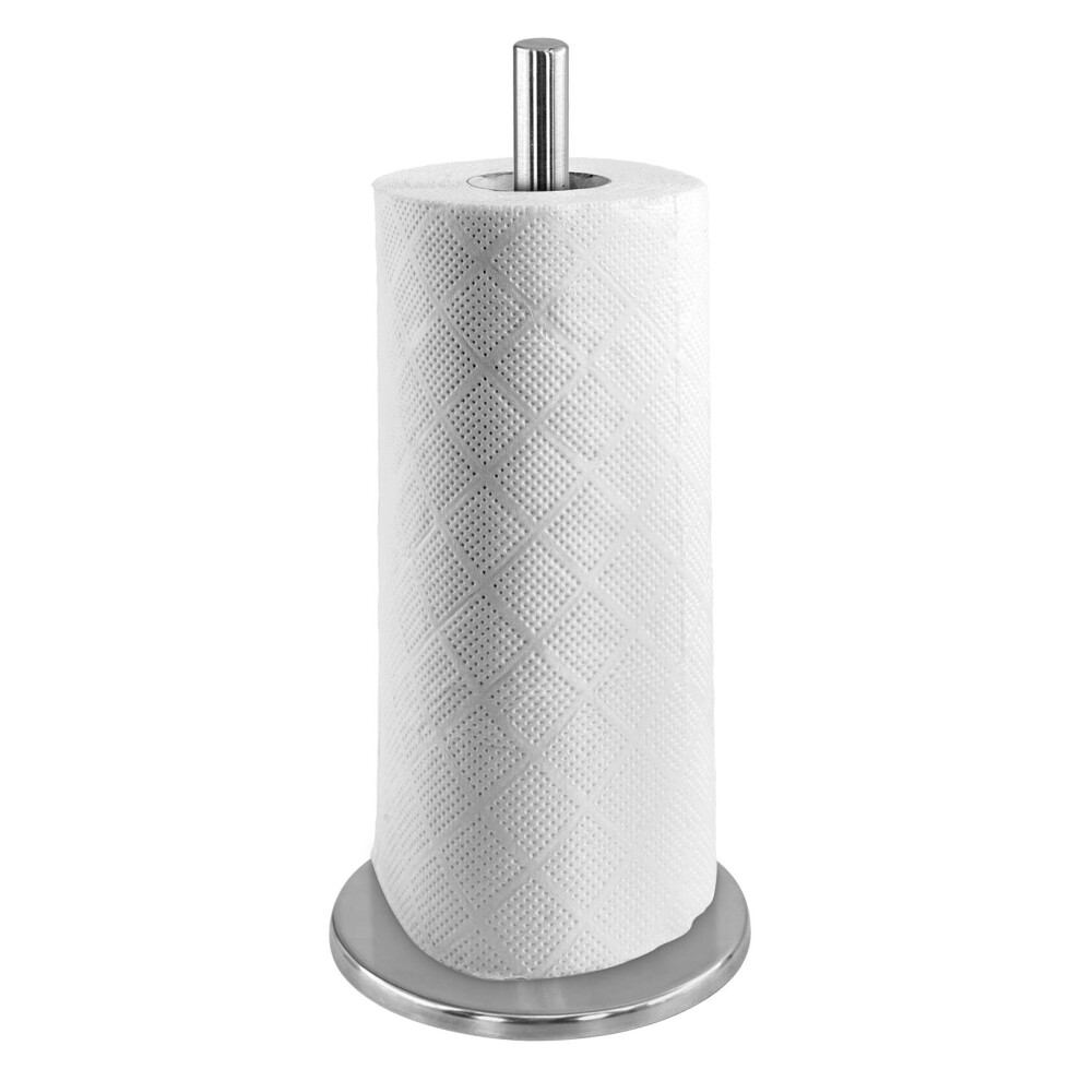 GEEZY Kitchen Roll Holder Towel Paper Tissue Stand pole Freestanding Stainless Steel