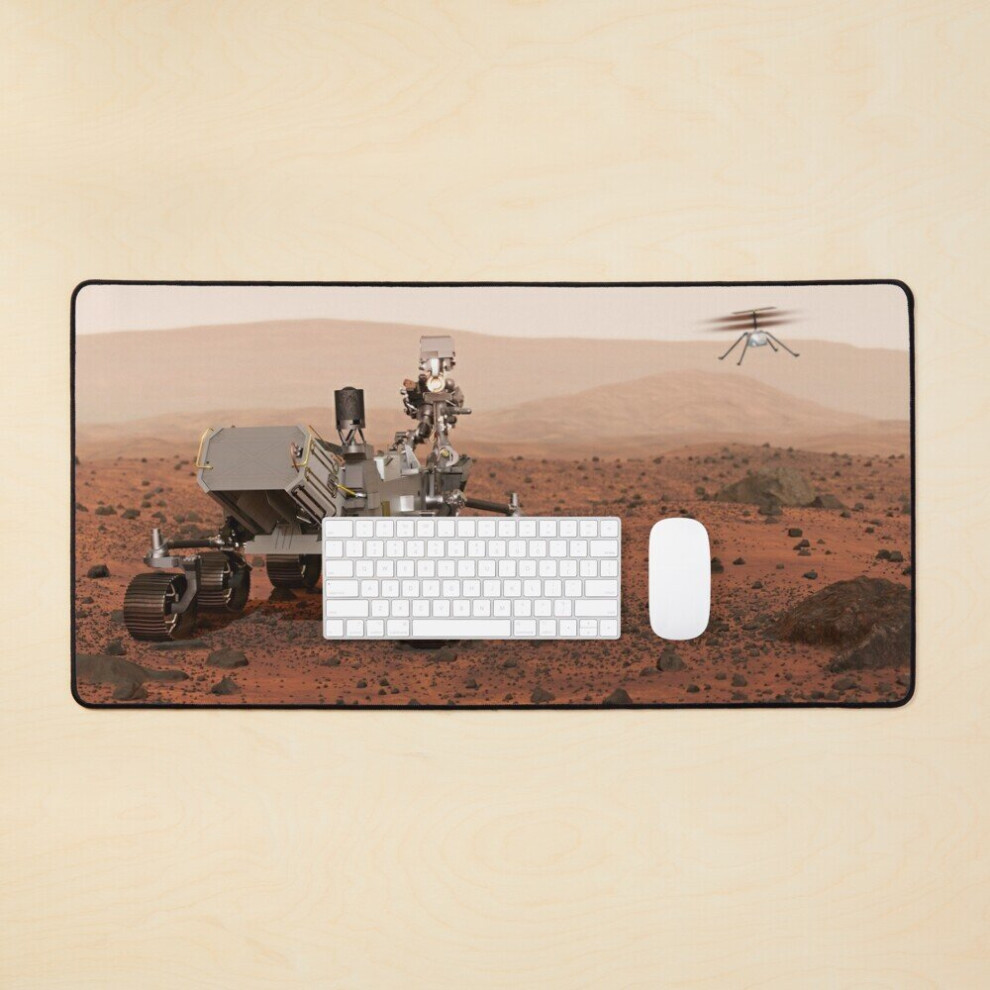 Desk Mat Perseverance - V2 Large Gaming Mouse Pad 35X16 Inch 7802738377156