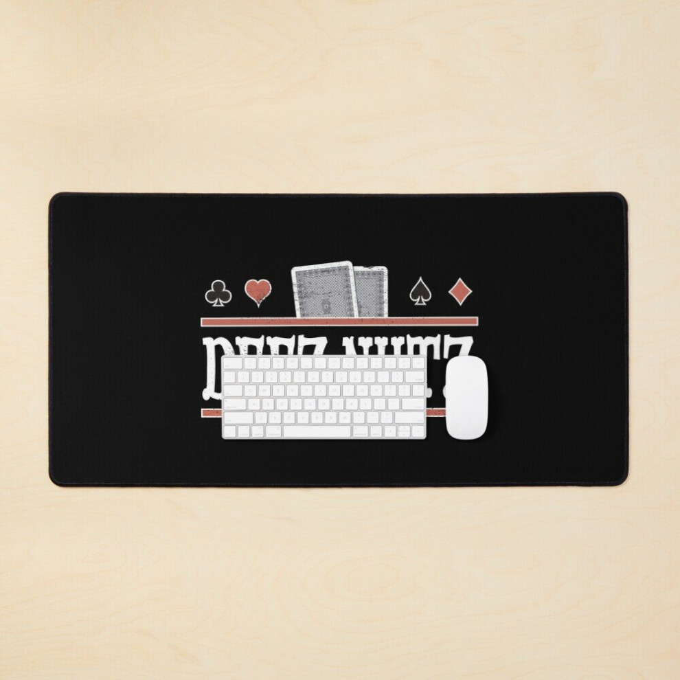 Desk Mat Deez Nuts Poker Player Casino Gambler Large Gaming Mouse Pad 35X16 Inch 7802738366136