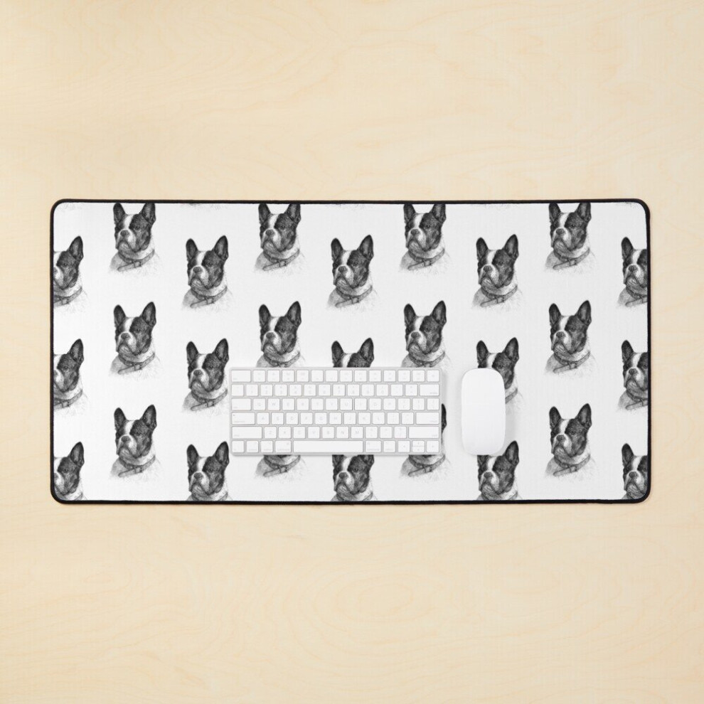 Desk Mat French Bulldog Large Gaming Mouse Pad 35X16 Inch 7802738333374