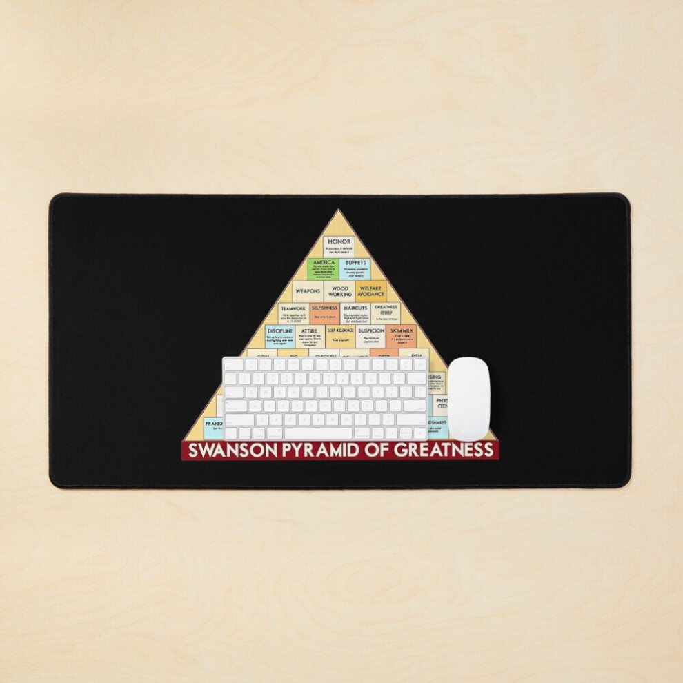 Desk Mat Parks And Rec Large Gaming Mouse Pad 35X16 Inch 7802738339215