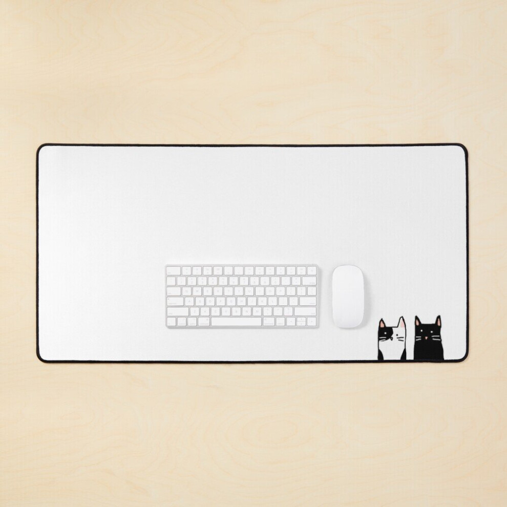 Desk Mat Cats Large Gaming Mouse Pad 35X16 Inch 7802738321326
