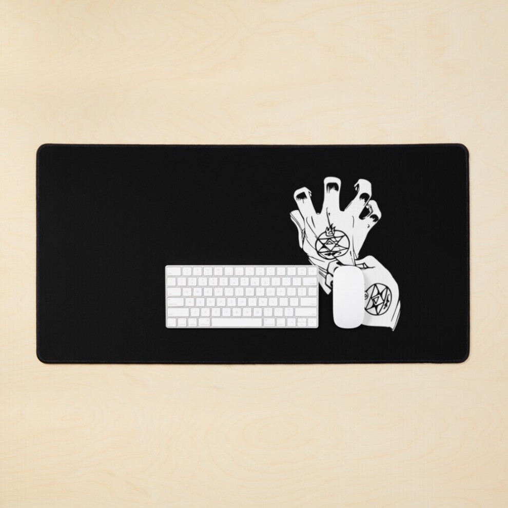 Desk Mat On Fire!! Large Gaming Mouse Pad 35X16 Inch 7802738321319