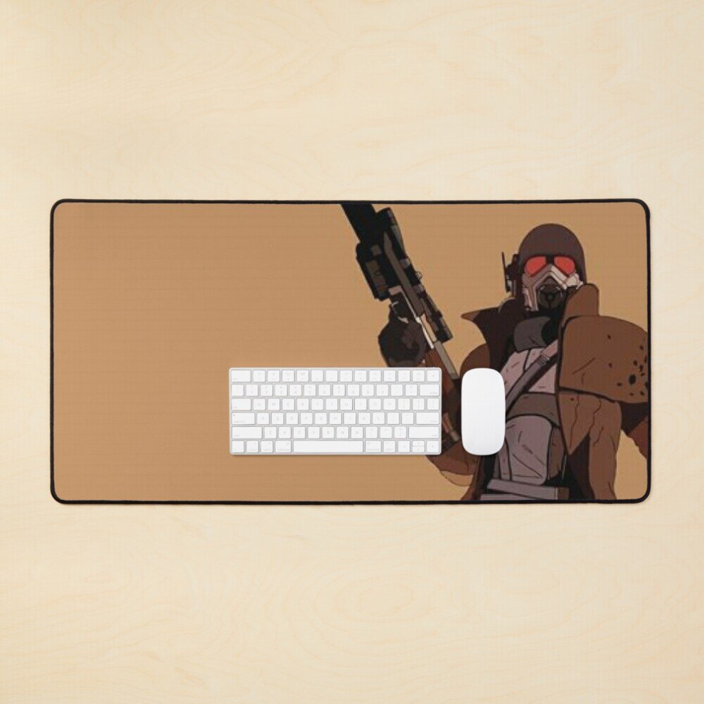 Desk Mat Fallout Ncr Ranger Soldier Large Gaming Mouse Pad 35X16 Inch 7802738336771