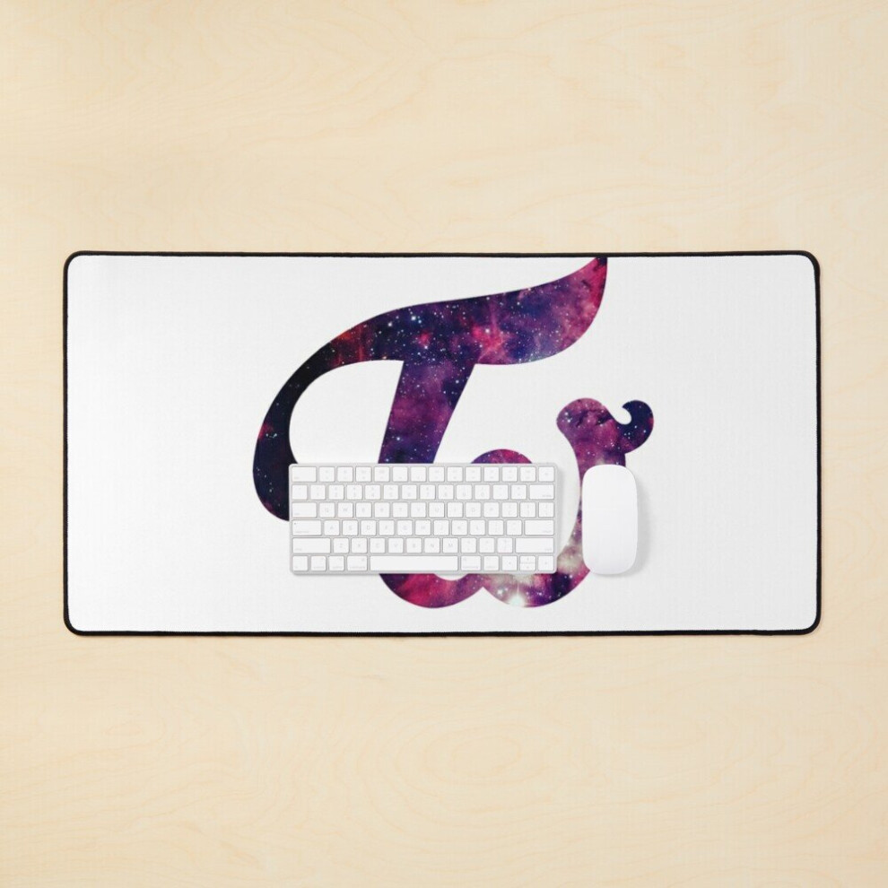 Desk Mat Twice Logo (Red) Large Gaming Mouse Pad 35X16 Inch Red 7802738361124