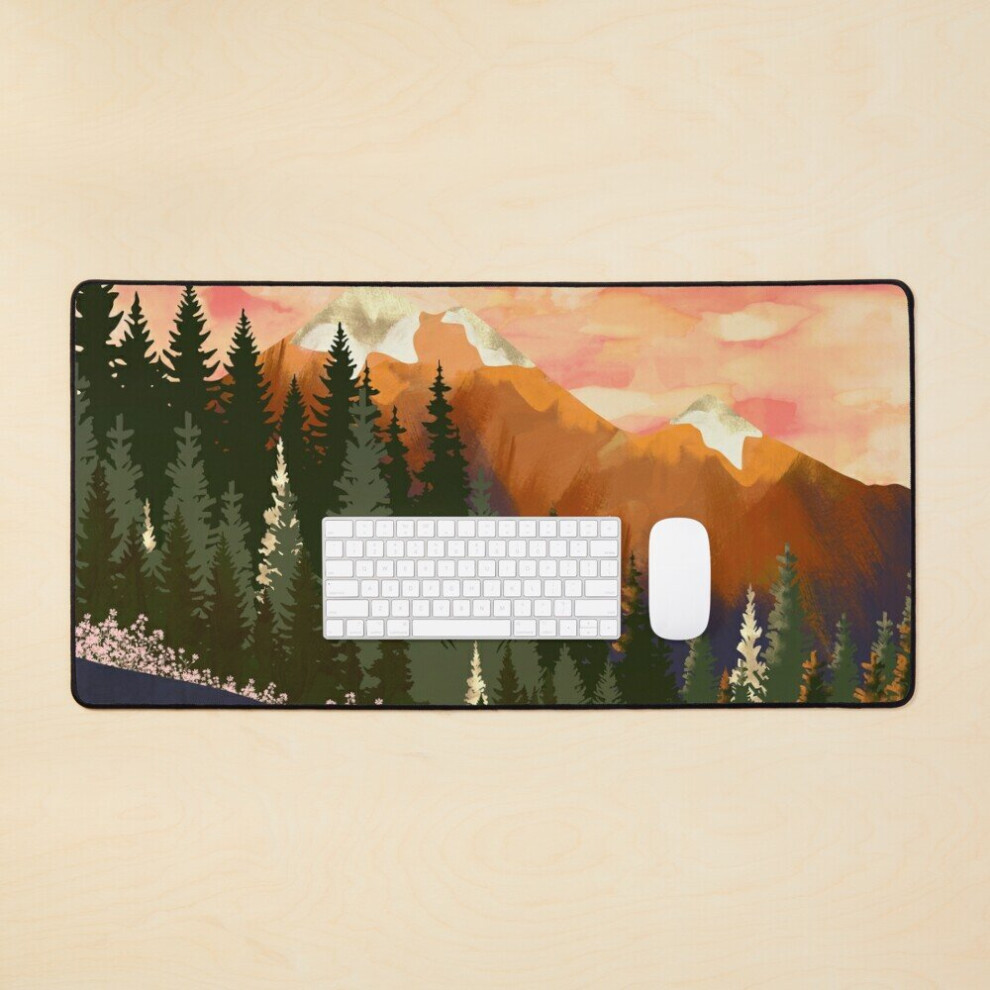 Desk Mat Mountain Dusk Large Gaming Mouse Pad 35X16 Inch 7802738317343