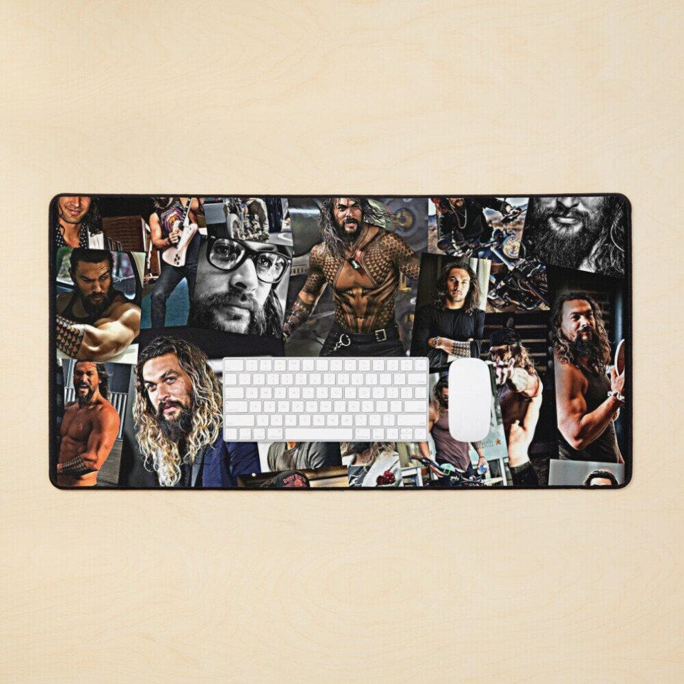 Desk Mat Jason Momoa Large Gaming Mouse Pad 35X16 Inch 7802738362886