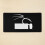 Desk Mat kali linux Logo white . Large Gaming Mouse Pad 35x16 inch 1