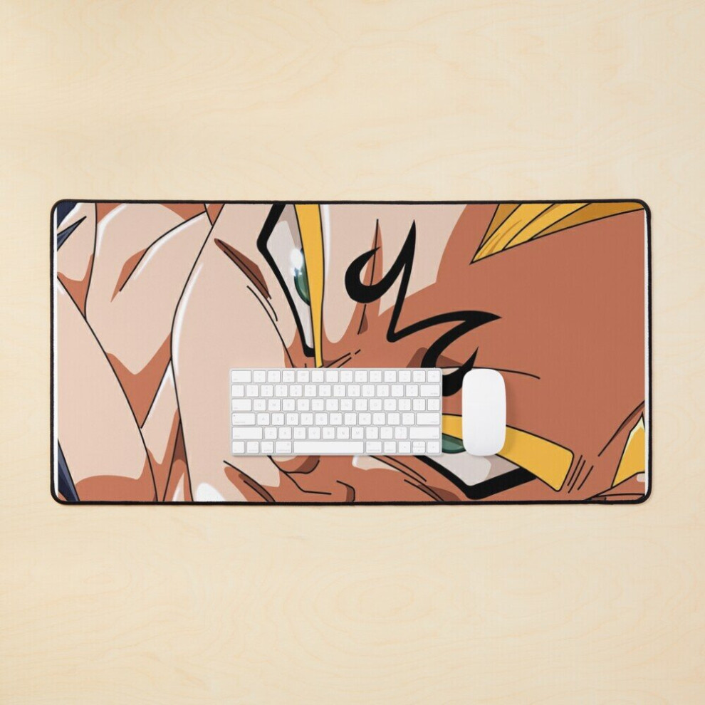 Desk Mat Majin Vegeta 5 Large Gaming Mouse Pad 35X16 Inch 7802738355994