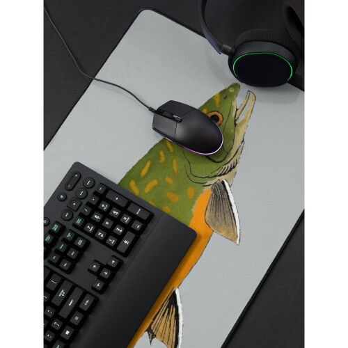 Desk Mat Brook Trout Large Gaming Mouse Pad 35x16 inch 2