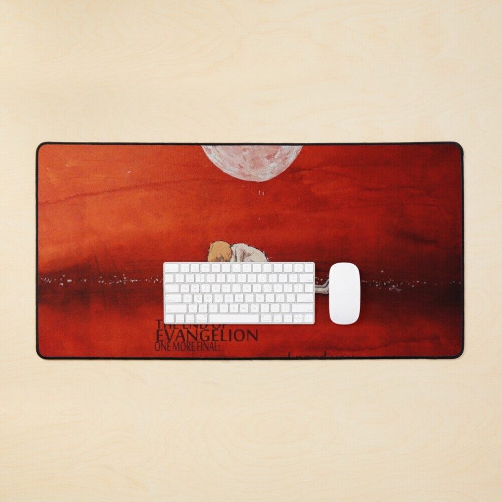 Desk Mat The End Of Evangelion - I Need You Large Gaming Mouse Pad 35X16 Inch 7802738336696