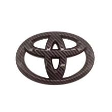(Carbon, 16cm*11cm) 1pcs Toyota Logo Front Grill Rear Tailgate Emblem