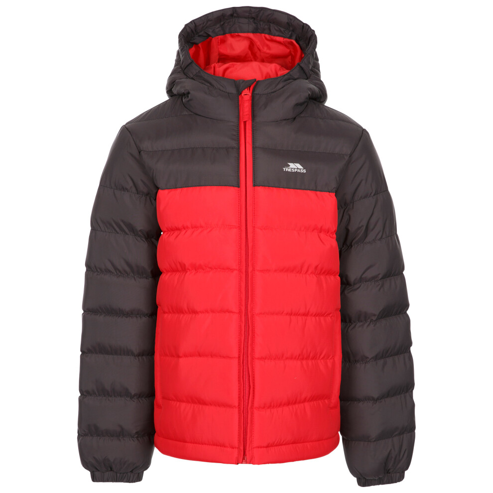 (2-3 Years, Red) Trespass Boys Girls Puffa Jacket